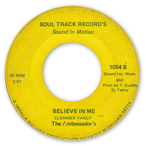 Believe in me ~ SOUL TRACK 1054