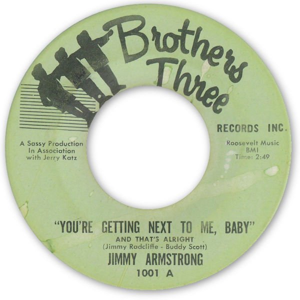 You're getting next to me baby - BROTHERS THREE 1001